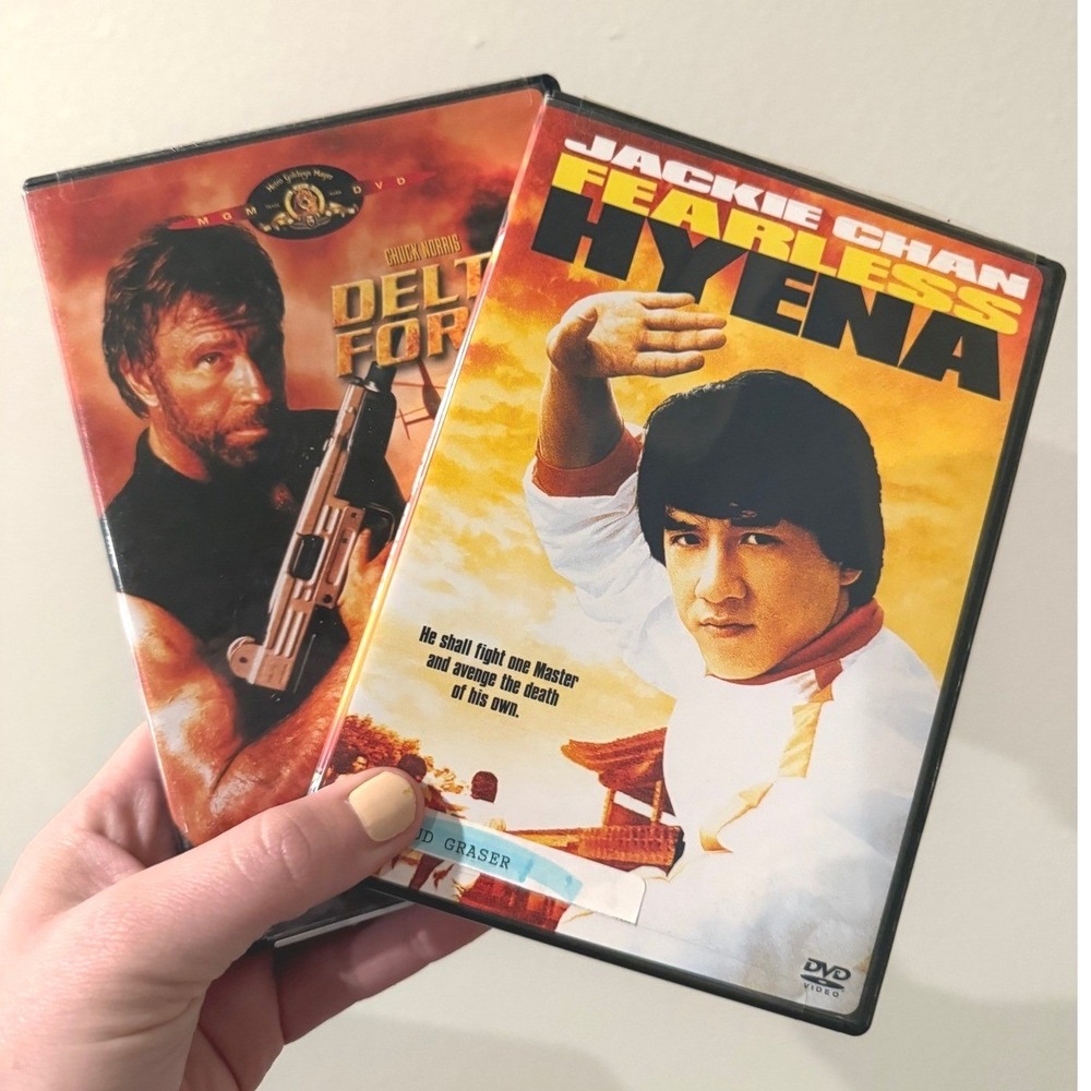 DVD LOT Chuck Norris Delta Force 2 Jackie Fearless Hyena Action Movies 80s 90s